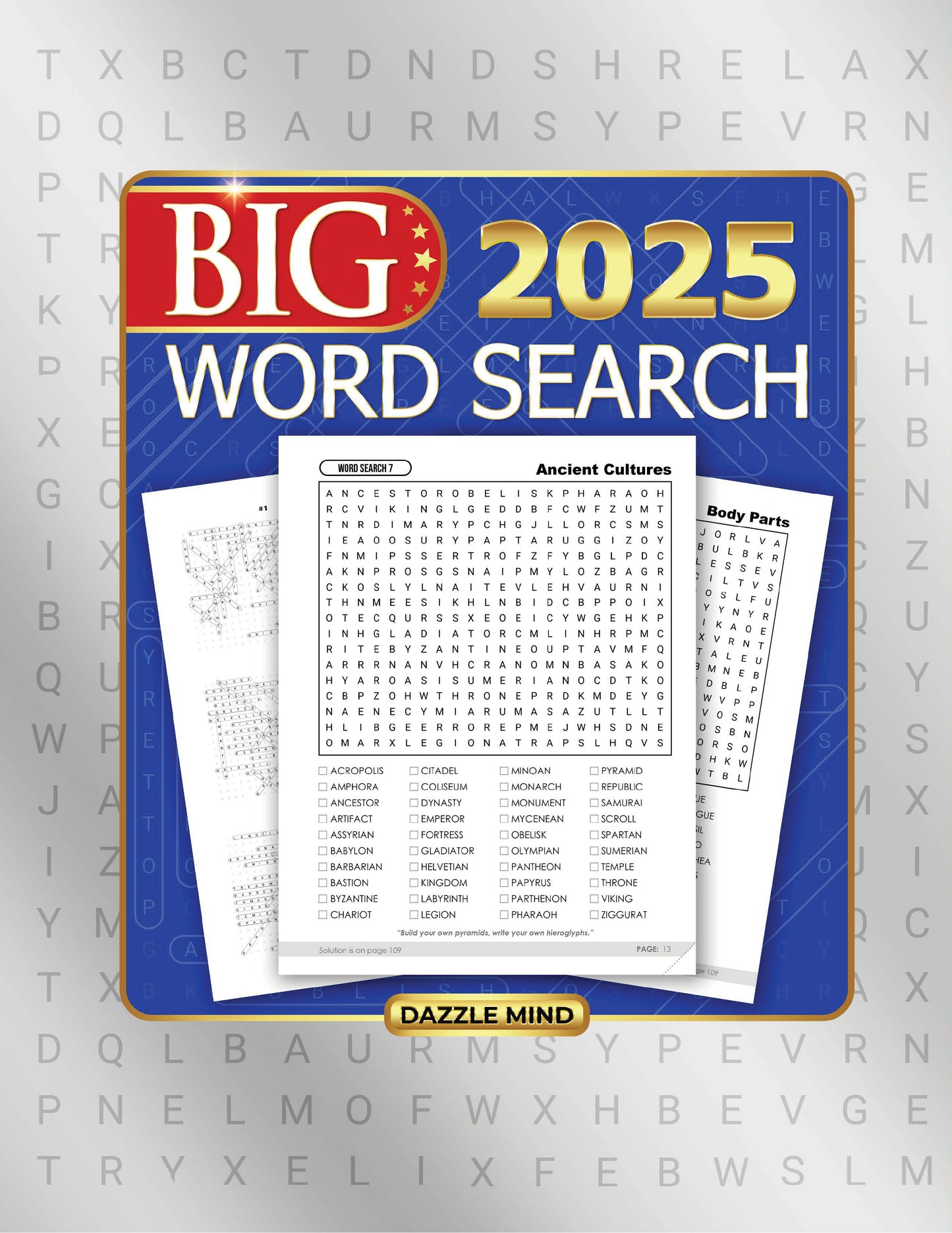 Word Search Books for Adults Large Print Puzzle: Big New Word Find Brain Activity Games For Adult And Seniors