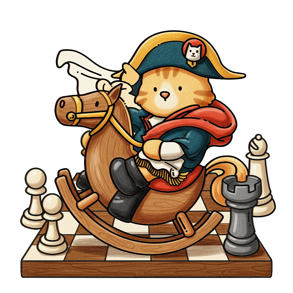 fuzzy caterpieces Napawleon Crossing the Alps