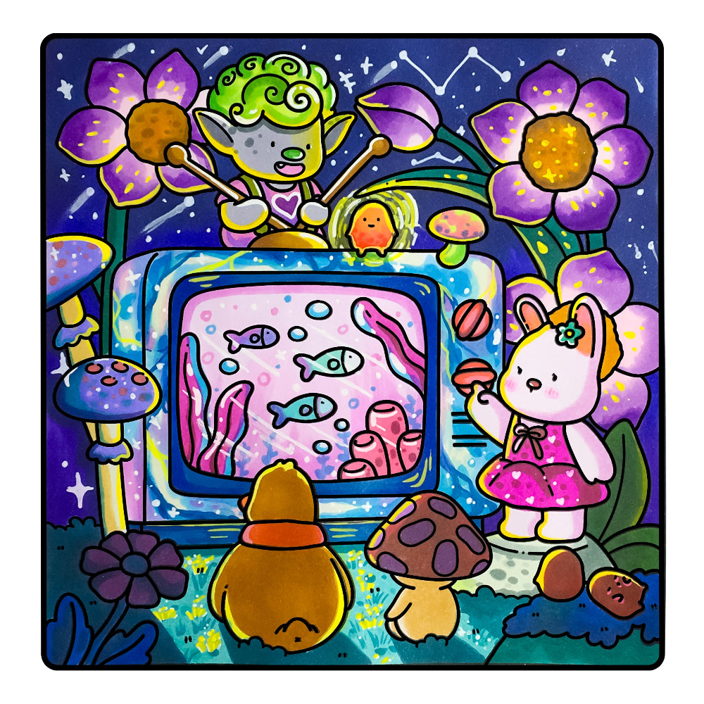 fuzzy wonderland color page 4